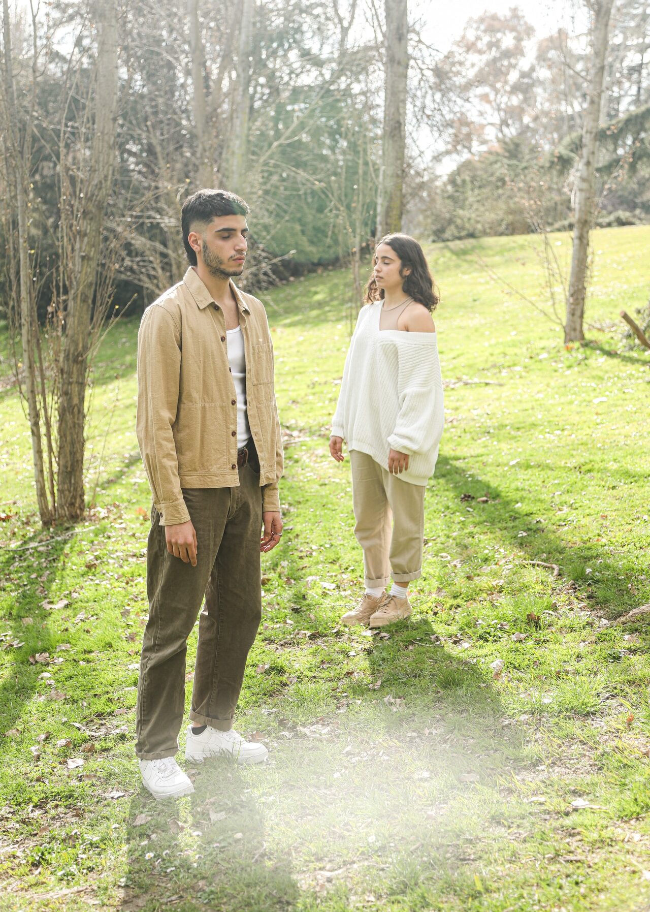 пара на природе