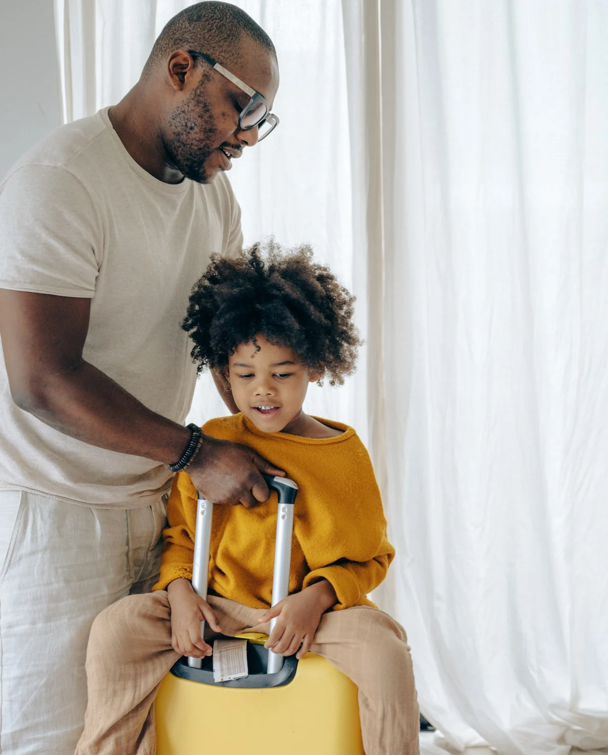 папа с ребенком