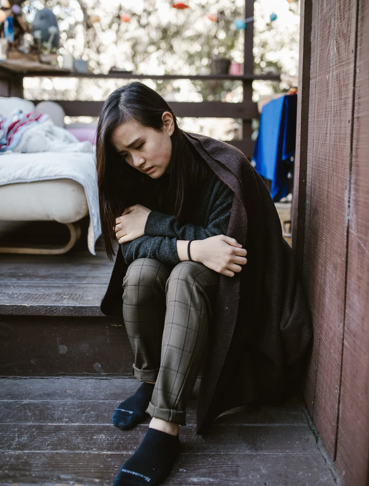 грустная девушка