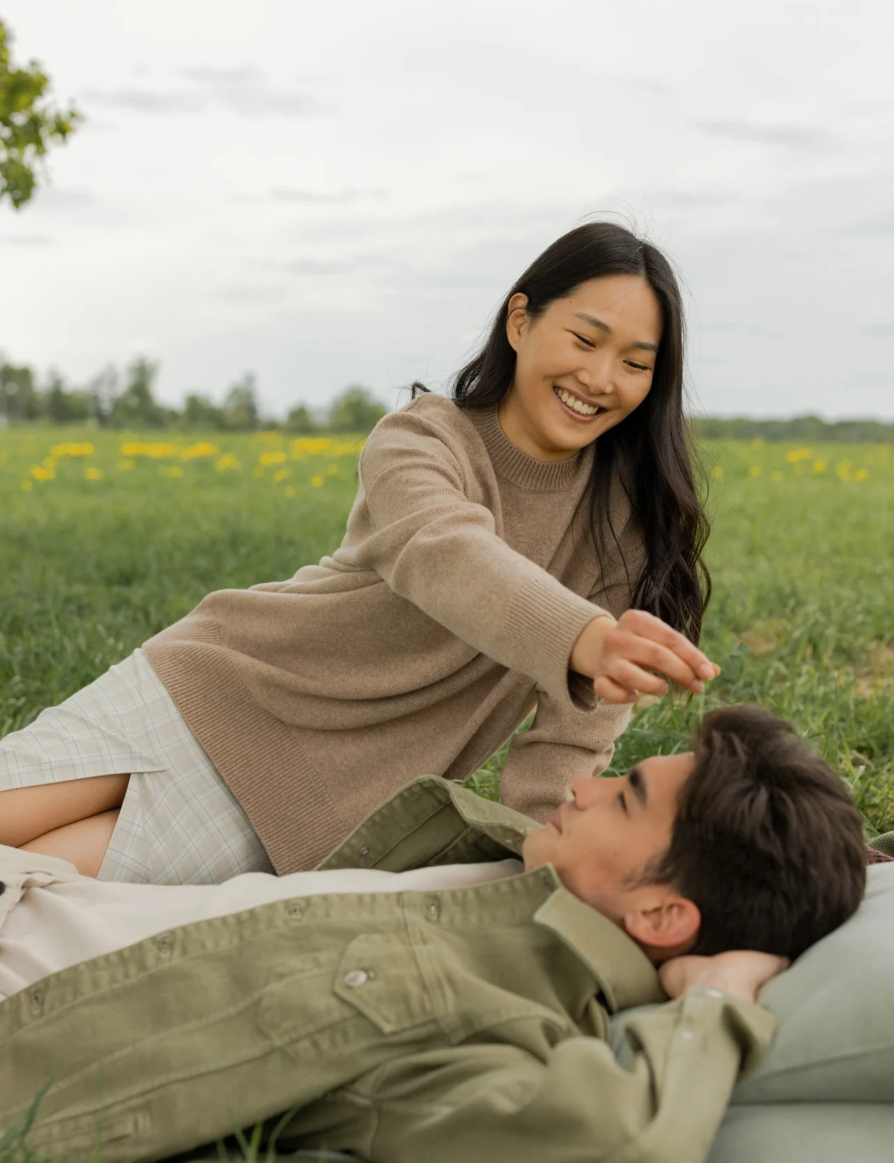 пара на природе