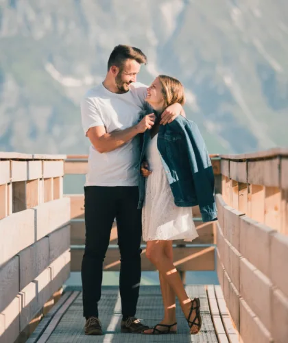 пара на природе